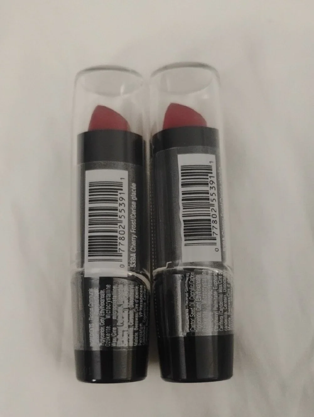 wet n wild Cream Lipstick Duo — Cherry frost 539A